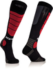 Acerbis MX Impact,  socks long,  color: Black/Red,  size: S/M
