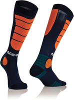 Acerbis MX Impact,  socks long,  color: Blue/Orange,  size: XXL