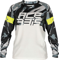 Acerbis MX J-Kid Four S23,  jersey kids,  color: Grey/Black,  size: XS