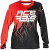 Acerbis MX J-Kid Three S23,  jersey kids,  color: Black/Red,  size: S