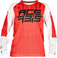 Acerbis MX J-Windy Five S23,  jersey kids,  color: Red/White,  size: L