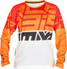 Acerbis MX J-Windy Four S23,  jersey kids,  color: Orange/White,  size: XL