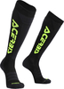 Acerbis MX Winter,  socks,  color: Black/Neon-Yellow,  size: L/XL