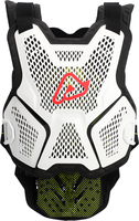 Acerbis P035 L1,  protector vest,  color: White/Black,  size: One Size