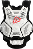 Acerbis P035,  protector vest,  color: White/Black,  size: One Size