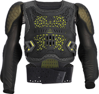 Acerbis Plasma,  protector jacket kids,  color: Black/Neon-Yellow,  size: L/XL