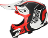 Acerbis Profile 5 S23,  cross helmet,  color: Matt White/Red/Black,  size: S