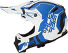 Acerbis Profile 5 S23,  motocross helmet,  color: Matt White/Blue/Black,  size: XS