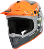 Acerbis Profile Junior,  motocross helmet,  color: Matt Orange/Grey/White,  size: T50