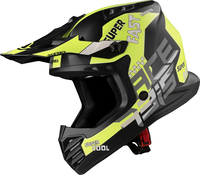 Acerbis Profile Junior,  motocross helmet kids,  color: Black/Neon-Yellow/Grey,  size: T52
