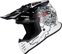 Acerbis Profile Junior,  motocross helmet kids,  color: White/Black/Grey/Red,  size: T54