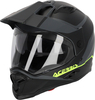 Acerbis Reactive,  enduro helmet,  color: Black/Grey/Neon-Yellow,  size: L