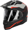 Acerbis Reactive,  enduro helmet,  color: Black/Light Grey/Red,  size: L