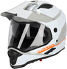 Acerbis Reactive,  enduro helmet,  color: White/Grey,  size: XXL