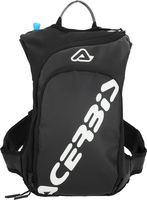 Acerbis Sather Logo,  hydration backpack,  color: Black/White,  size: 9 L