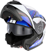 Acerbis Serel,  flip up helmet,  color: Blue/White/Black/Red,  size: XL