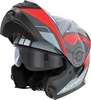 Acerbis Serel,  flip up helmet,  color: Matt Grey/Light Grey/Red/White,  size: S
