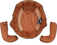 Acerbis Skodela,  lining/cheek pads,  color: Brown,  size: XS