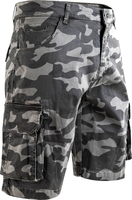 Acerbis SP Club Camo,  cargo shorts,  color: Dark Grey/Grey/Light Grey,  size: 31