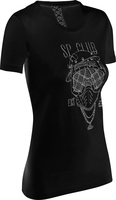 Acerbis SP Club Diver,  t-shirt women,  color: Black/White,  size: XL