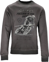 Acerbis SP Club Freedom,  sweatshirt,  color: Grey/Black,  size: S
