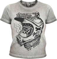Acerbis SP Club Monkey,  t-shirt kids,  color: Grey/Black,  size: M