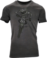 Acerbis SP Club Rider,  t-shirt,  color: Grey/Black,  size: XL