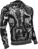 Acerbis SP Club Speedway,  zip hoodie,  color: Black/Grey,  size: XL