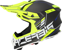 Acerbis Steel Carbon S23,  cross helmet,  color: Matt Black/Neon-Yellow/White,  size: XXL
