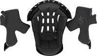 Acerbis Steel Carbon S23,  lining/cheek pads,  color: Black/Grey,  size: S