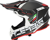 Acerbis Steel Carbon S23,  motocross helmet,  color: Matt Black/Red/White,  size: XL