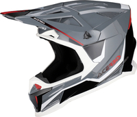 Acerbis T711,  motocross helmet,  color: Grey/Black/Red,  size: L