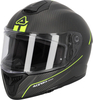 Acerbis Tarmak,  full face helmet,  color: Black/Grey/Neon-Yellow,  size: XS