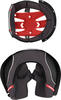 Acerbis Tarmak/Krapon,  lining/cheek pads,  color: Black/Grey/Red,  size: 3XL