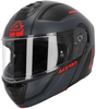 Acerbis TDC,  flip-up helmet,  color: Grey/Black/Red,  size: XS