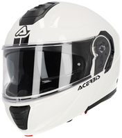 Acerbis TDC,  flip up helmet,  color: White/Black,  size: XL