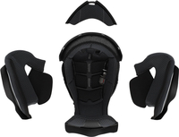 Acerbis TDC,  lining/cheek pads,  color: Black,  size: XL