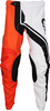 Acerbis Track Connection,  textile pants,  color: White/Orange/Black,  size: 34