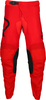 Acerbis Track Inc.,  textile pants,  color: Red/Black,  size: 36