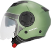 Acerbis Vento,  open face helmet,  color: Matt-Green,  size: M