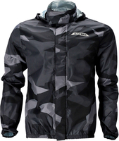 Acerbis X-Dry Camo,  rain jacket,  color: Black/Dark Grey/Grey,  size: M