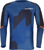 Acerbis X-Duro Winter 3.0,  jersey,  color: Blue/Dark Blue/Orange,  size: L