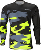 Acerbis X-Duro Winter,  jersey,  color: Black/Neon-Yellow/Dark Grey,  size: M