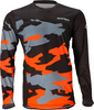 Acerbis X-Duro Winter,  jersey,  color: Black/Orange/Grey,  size: L