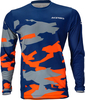 Acerbis X-Duro Winter S23,  jersey,  color: Dark Blue/Orange/Grey,  size: XL