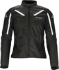 Acerbis X-Mat,  textile jacket,  color: Black/White,  size: 3XL