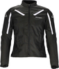 Acerbis X-Mat,  textile jacket women,  color: Black/White,  size: XXL