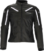 Acerbis X-Mat,  textile jacket women,  color: Black/White,  size: XXL
