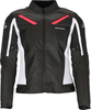 Acerbis X-Mat,  textile jacket women,  color: Black/White/Pink,  size: XL