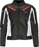 Acerbis X-Mat,  textile jacket women,  color: Black/White/Pink,  size: XS